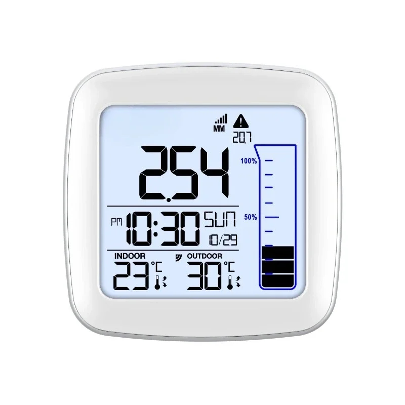 Rain Gauge Digital - Pengukur Suhu Digital Dalam dan Luar