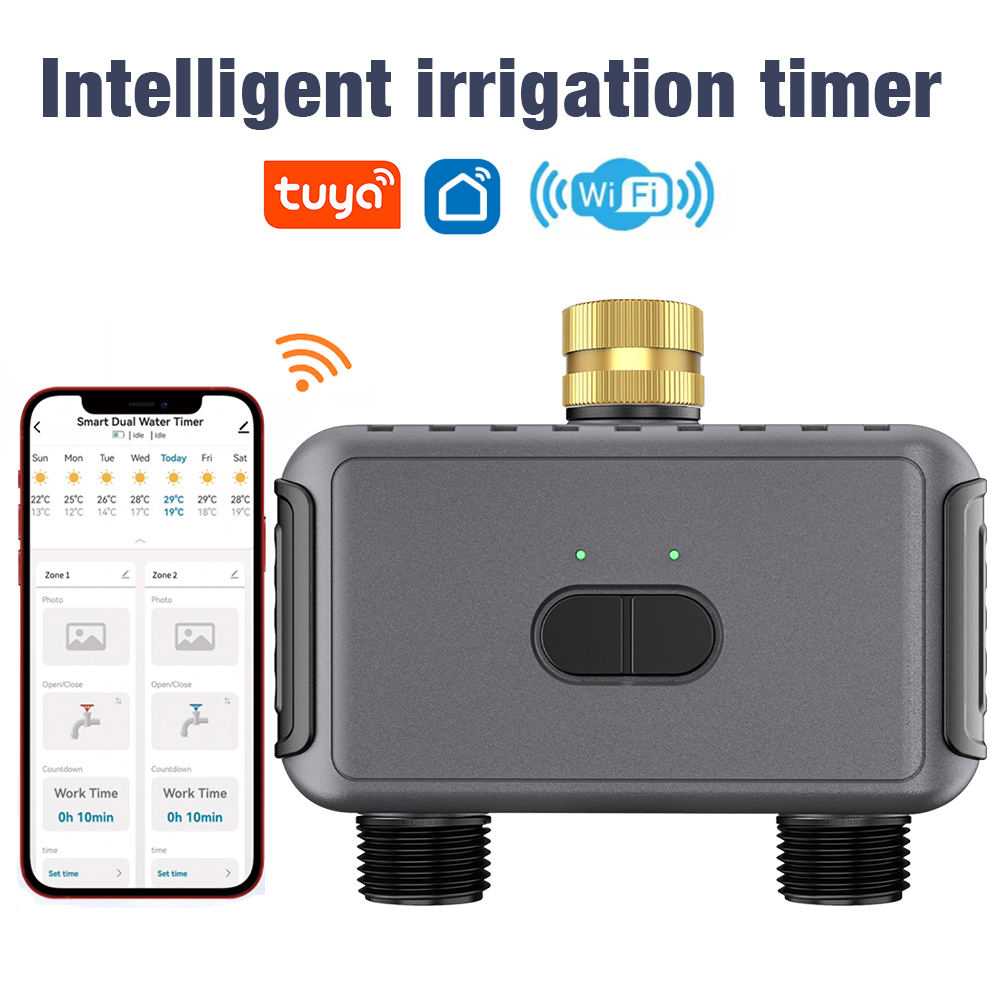 Smart Garden Home - Timer Air Otomatis Wifi Selang Ganda