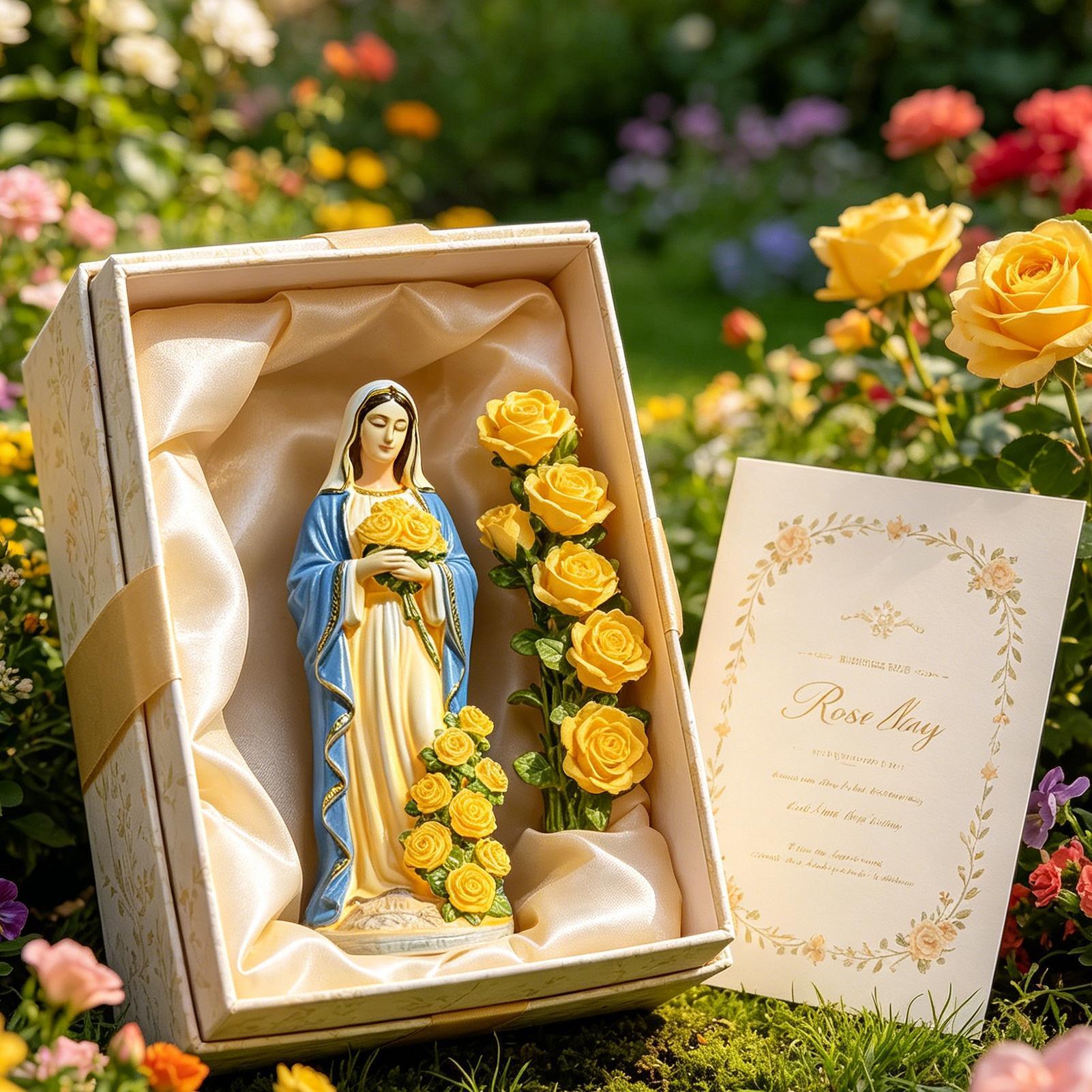 Smart Zen Garden - Patung Bunda Maria Tenaga Surya Dekorasi