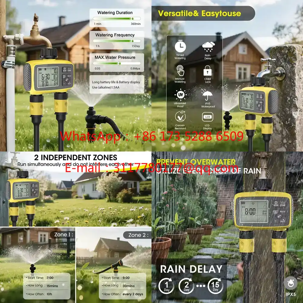 Smart Gardening - WAP01 Pengatur Waktu Irigasi Taman Layar