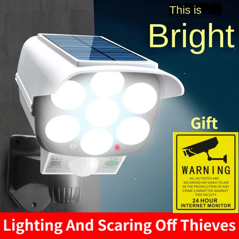 Smart Garden Lamp - Lampu LED 77 nirkabel luar ruangan,