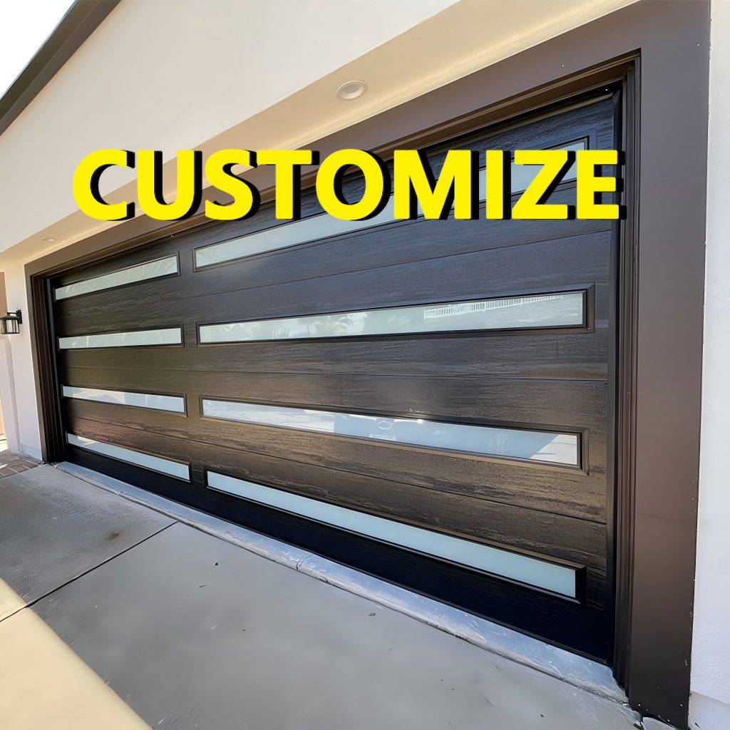 Smart Gardening - Pintu garasi aluminium pintar dengan tegangan