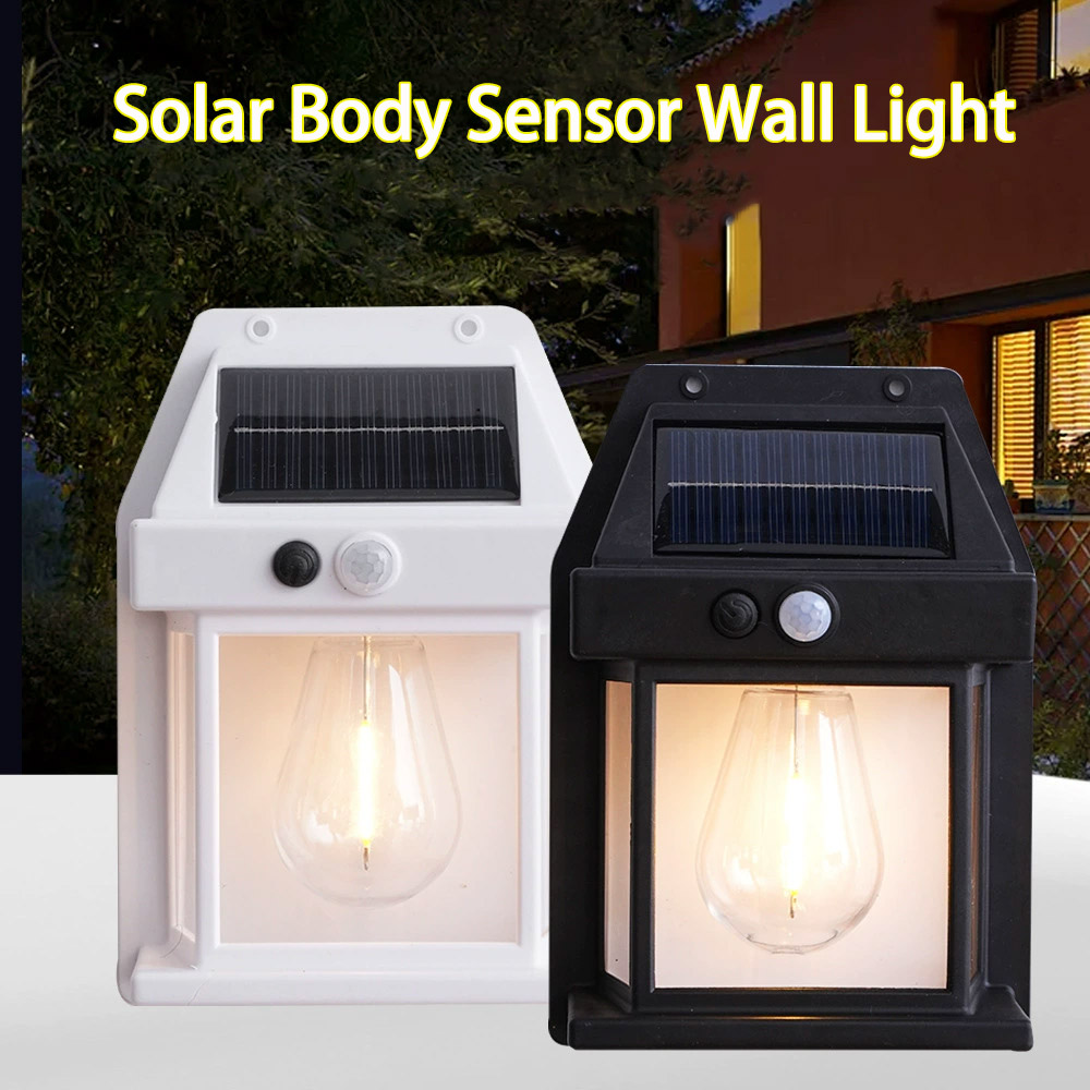 Smart Garden Lanterns - Lampu Malam Tungsten Tenaga Surya Sensor