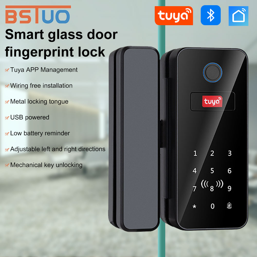 Smart Garden Gate Lock - BSTuokey kunci pintu kaca cerdas multifungsi,