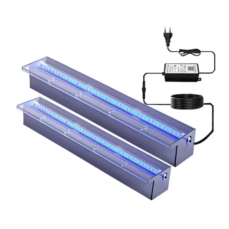 Smart Garden Lamp - Air Terjun Dinding Akrilik Transparan dengan