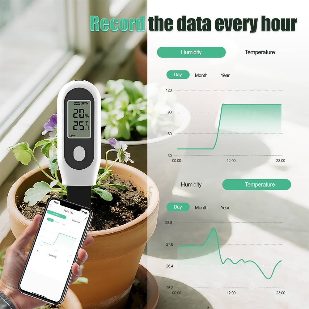 Smart Garden Home Assistant - Tuya Zigbee 3 in 1 Pengukur