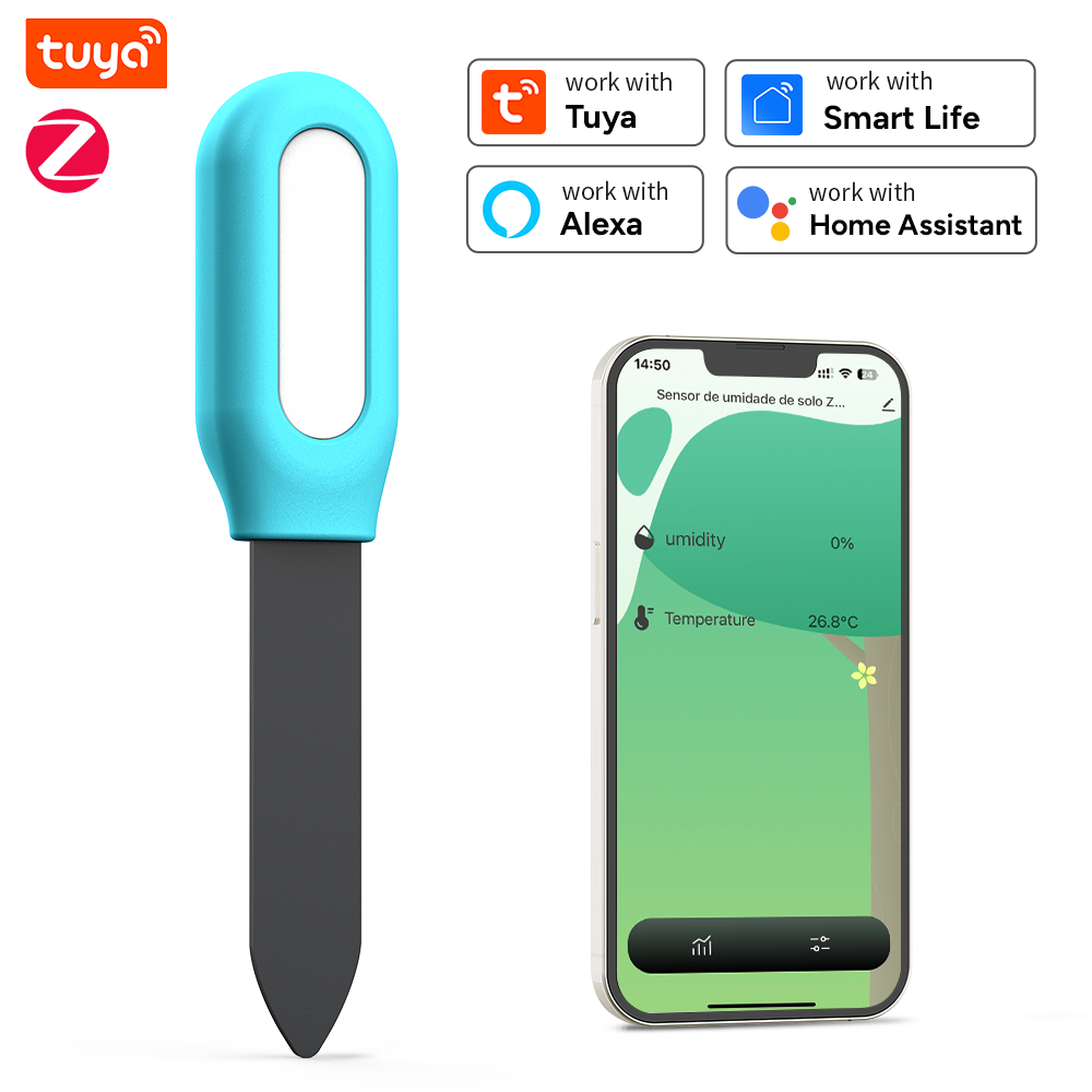 Smart Garden Home Assistant - Tuya Zigbee Sensor Tanah Detektor Kelembapan