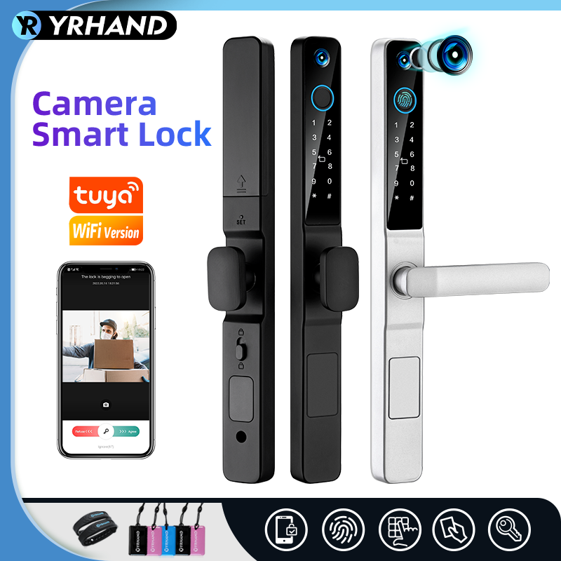 YRHAND IP66 tanpa kunci mata k - Smart Garden Gate Lock ulasan dan harga