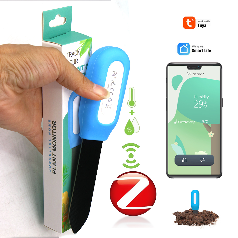 Sensor Tanah Zigbee Pintar unt - Smart Garden Home ulasan dan harga