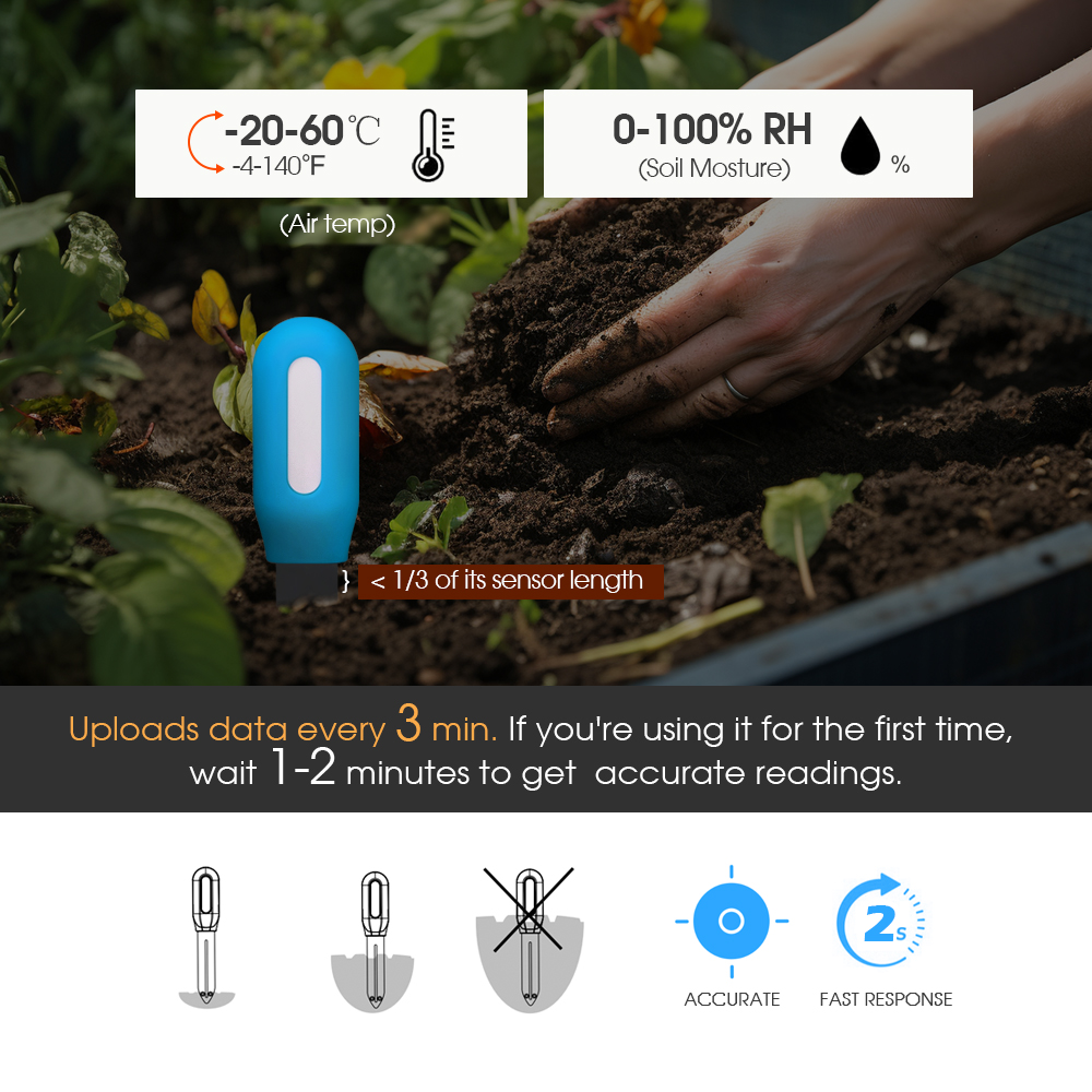 1 Buah Sensor Tanah Tuya Zigbe - Smart Garden Home ulasan dan harga