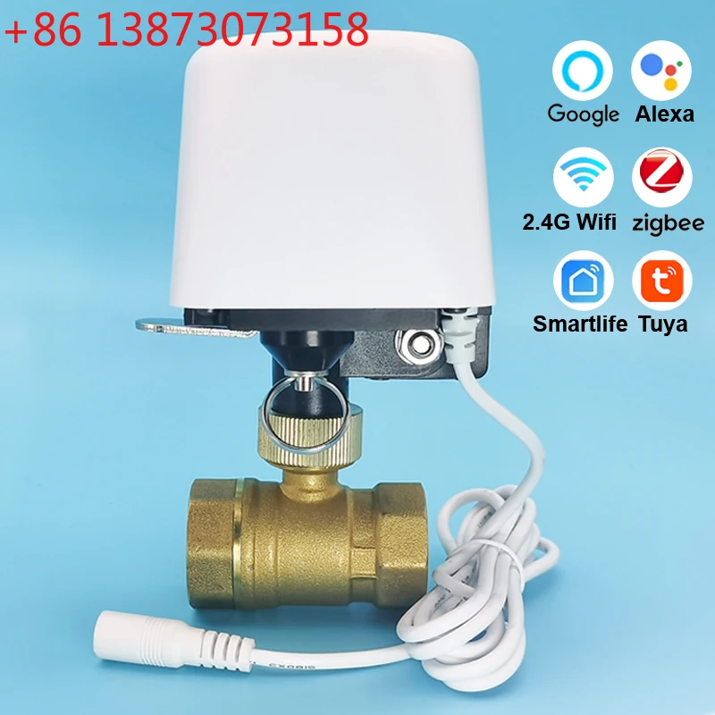 Katup Air Tuya Zigbee Wifi 1/2 - Smart Garden Home Assistant ulasan dan harga