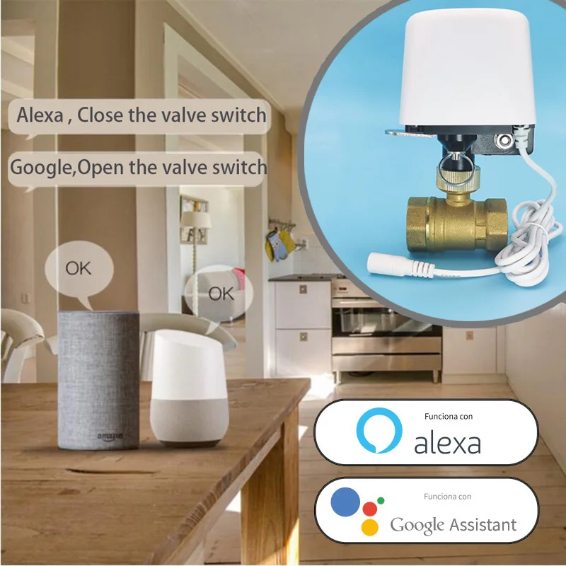 Katup Air Tuya Zigbee Wifi 1/2 - Smart Garden Home Assistant ulasan dan harga