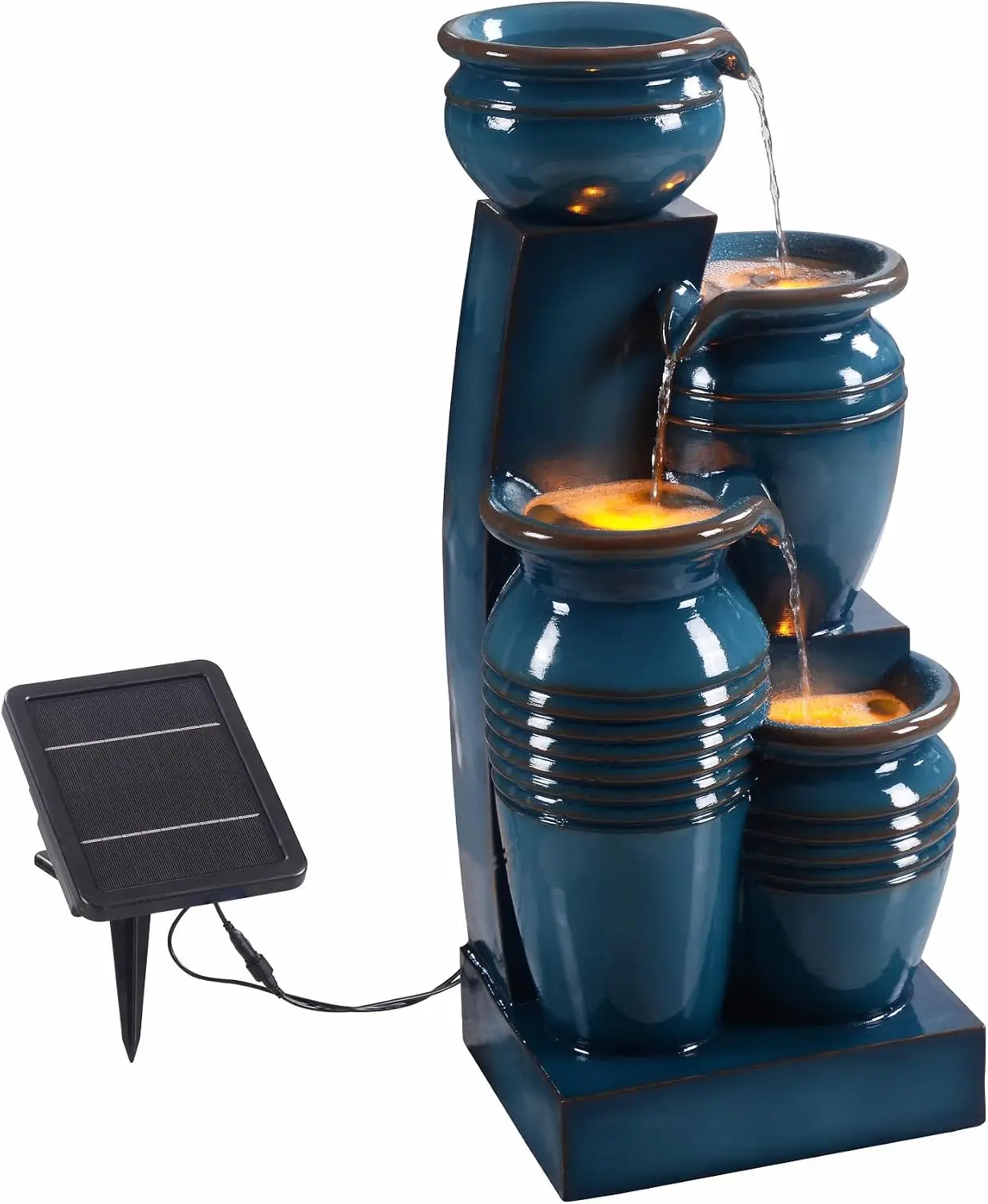 Air Mancur Tenaga Surya 4-Ting - Smart Garden Lamp ulasan dan harga