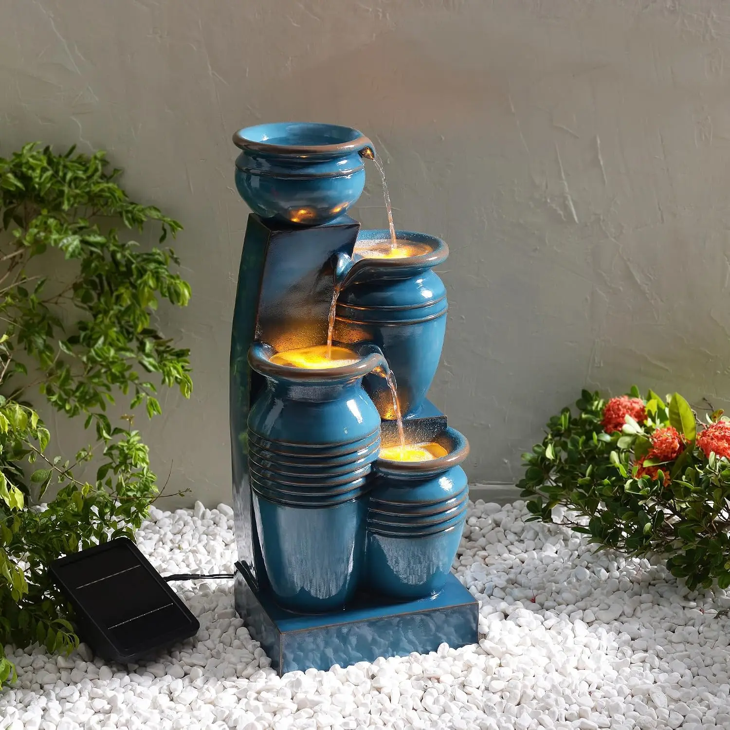 Air Mancur Tenaga Surya 4-Ting - Smart Garden Lamp ulasan dan harga