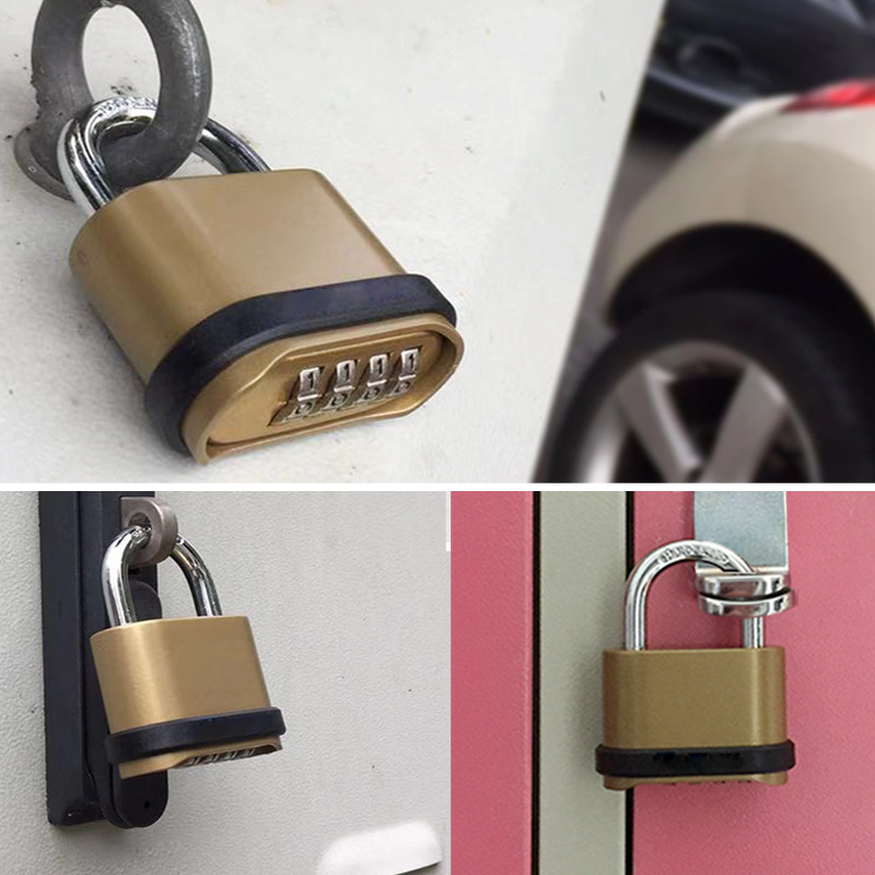 4-Digit Number Combination Pad - Smart Garden Gate Lock ulasan dan harga