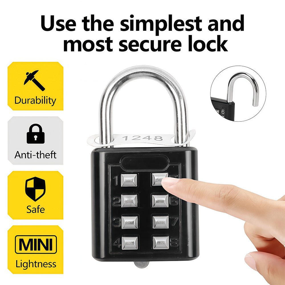 Kombinasi 8 Digit Tombol Luar  - Smart Garden Gate Lock ulasan dan harga