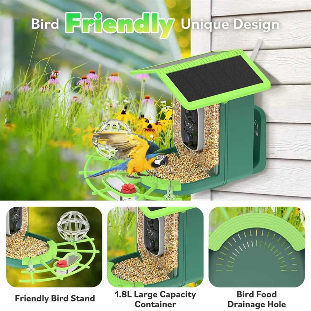 Kamera Pengumpan Burung Pintar - Smart Garden Video ulasan dan harga