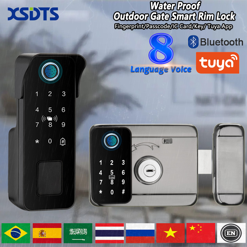 Kunci Pintu Pintar Tahan Air S - Smart Garden Gate Lock ulasan dan harga