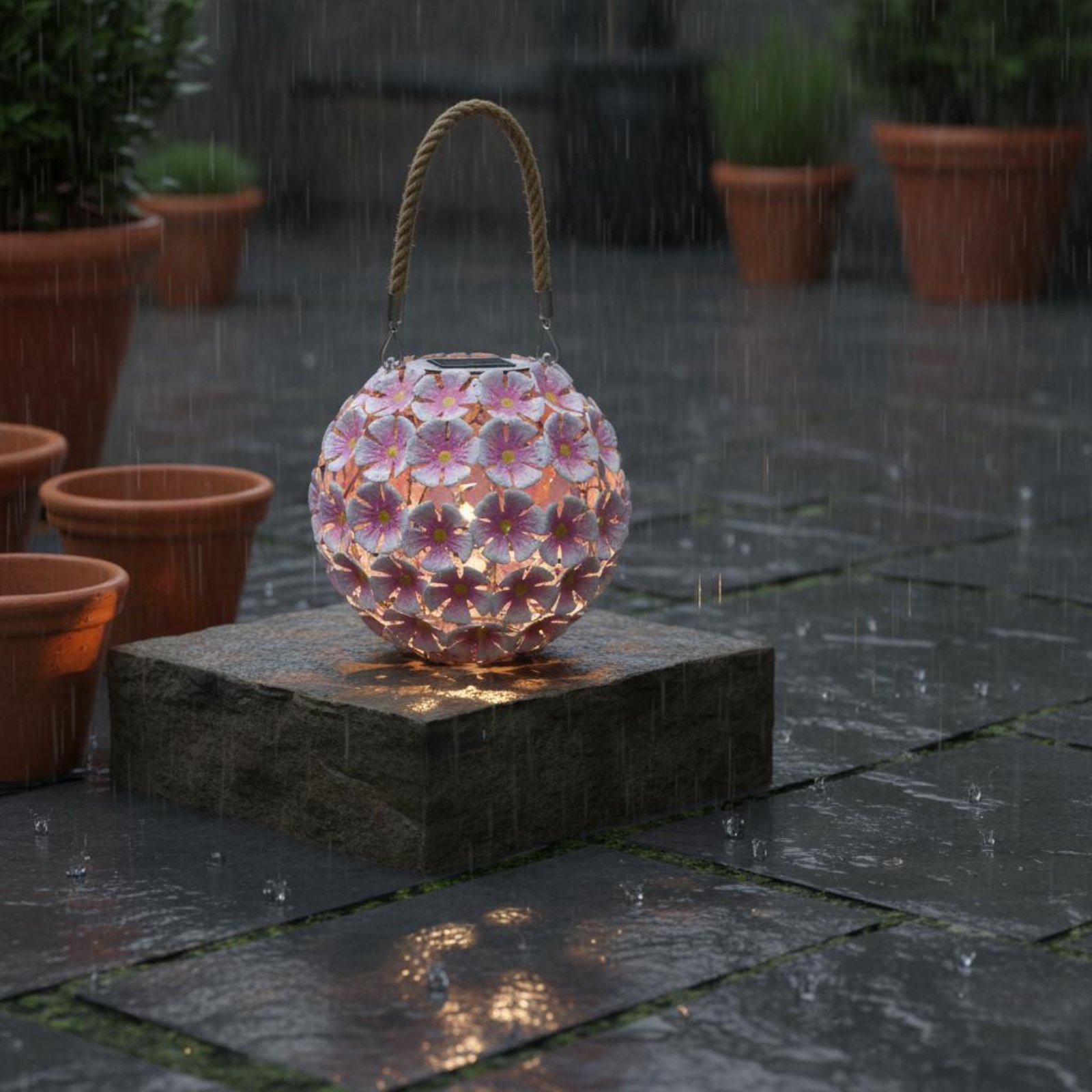 Lentera Bunga Gantung Lampu Bu - Smart Garden Lanterns ulasan dan harga