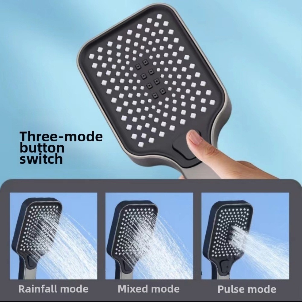 Sistem Shower Abu-abu Tekanan  - Rain Gauge Digital ulasan dan harga