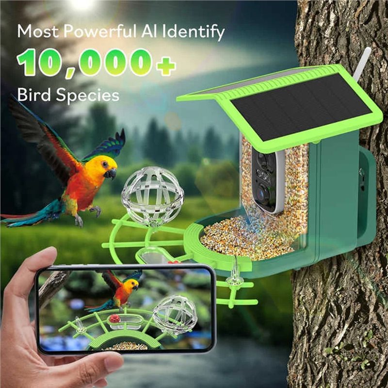 Kamera Pemberi Makan Burung Ce - Smart Garden Video ulasan dan harga