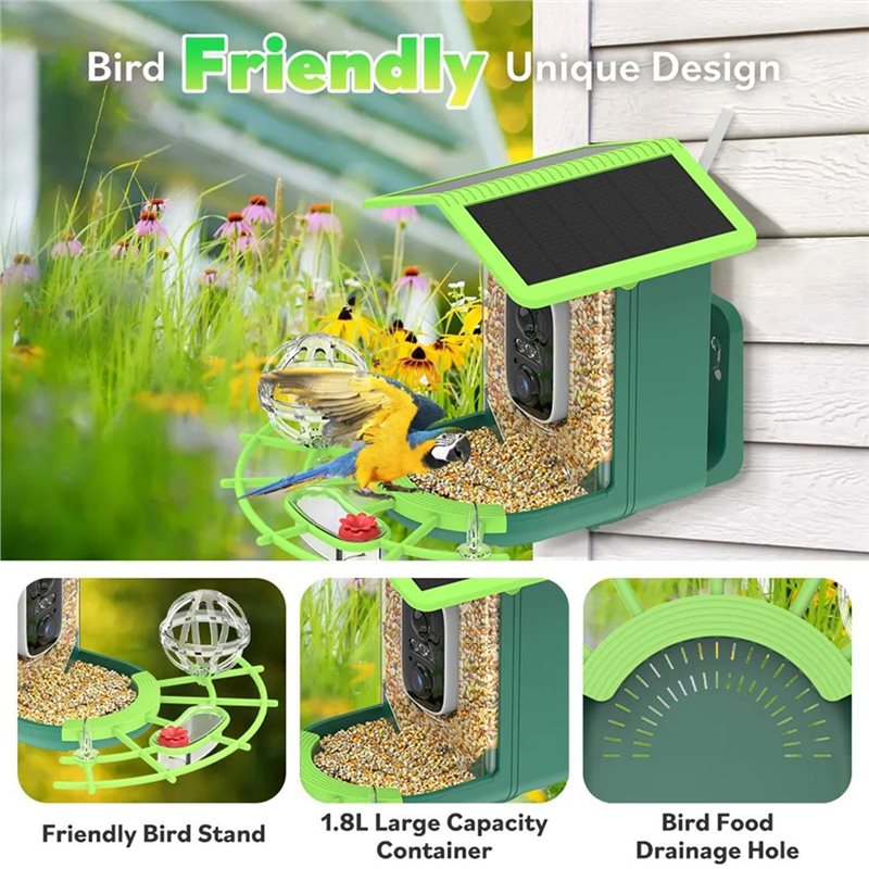 Kamera Pemberi Makan Burung Ce - Smart Garden Video ulasan dan harga