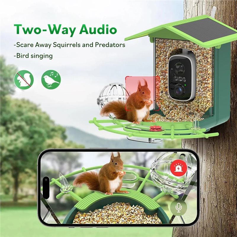 Kamera Pemakan Burung Pintar D - Smart Garden Video ulasan dan harga