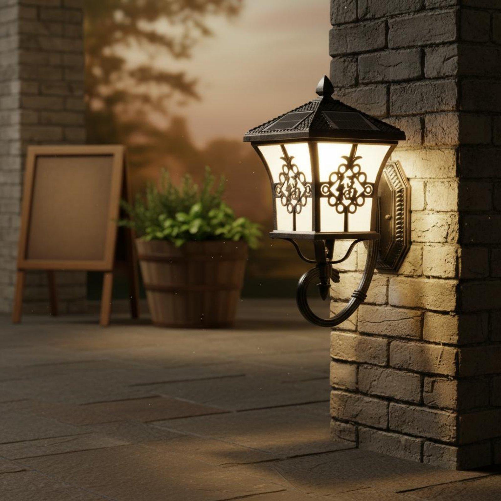 Lampu Dinding Tenaga Surya Pin - Smart Garden Lanterns ulasan dan harga
