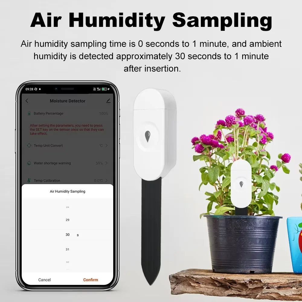Detektor Kelembapan Suhu Zigbe - Smart Garden Home ulasan dan harga